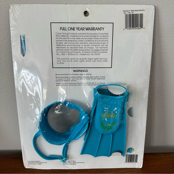 Vintage The Little Mermaid Swim Set - Picture 6 of 8